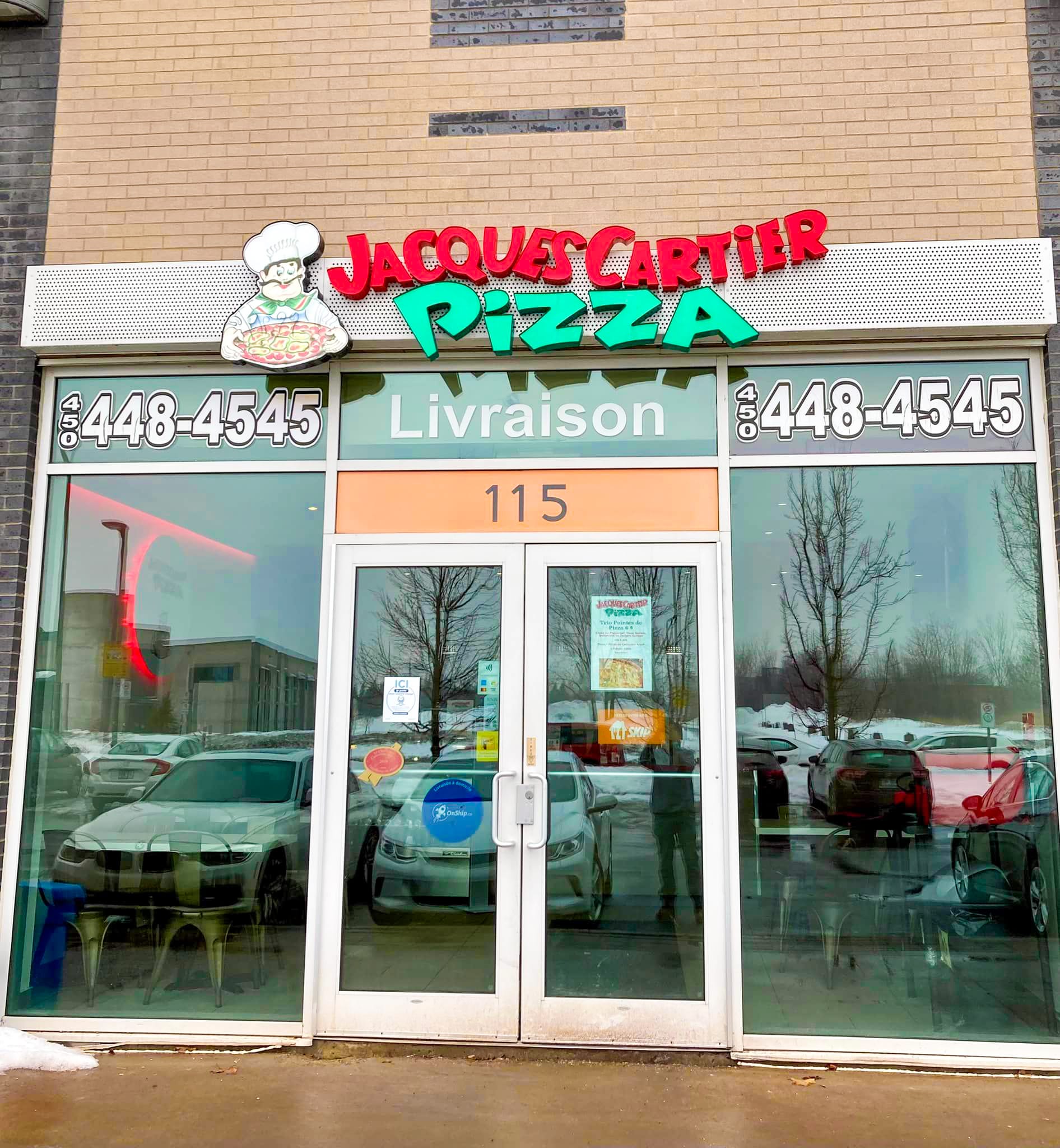 Jacques Cartier Pizza Chemin du Tremblay Longueuil